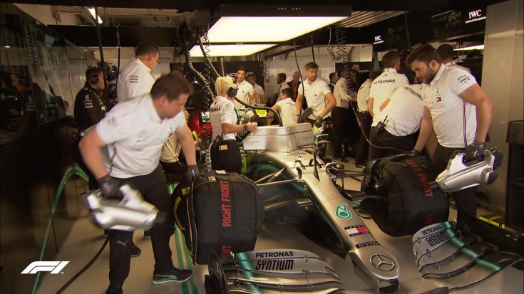 Lewis Hamilton a boxban