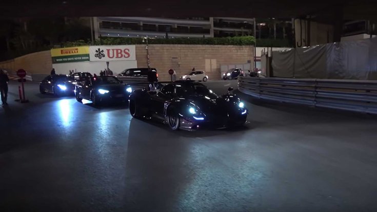 Pagani Zonda 760LH Monacóban este