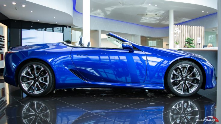 Lexus LC Convertible oldalról