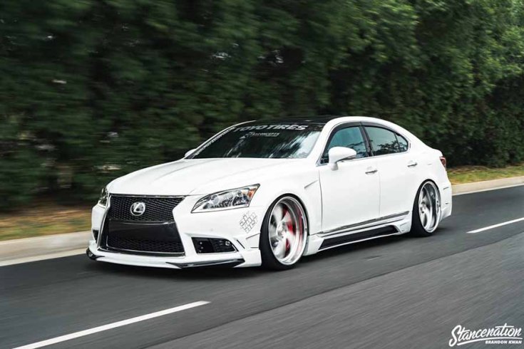 Lexus LS460 tuning elölről