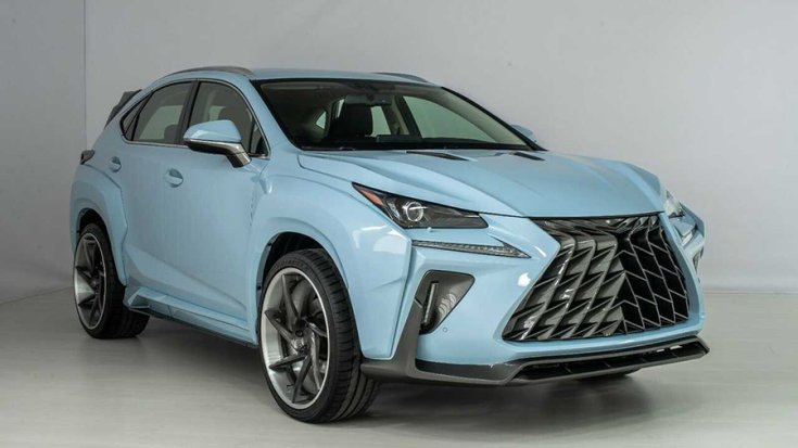 A Lexus NX, az átalakított elemekkel