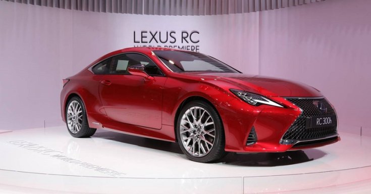 Párizsi Autószalon, Lexus RC, oldalnézet