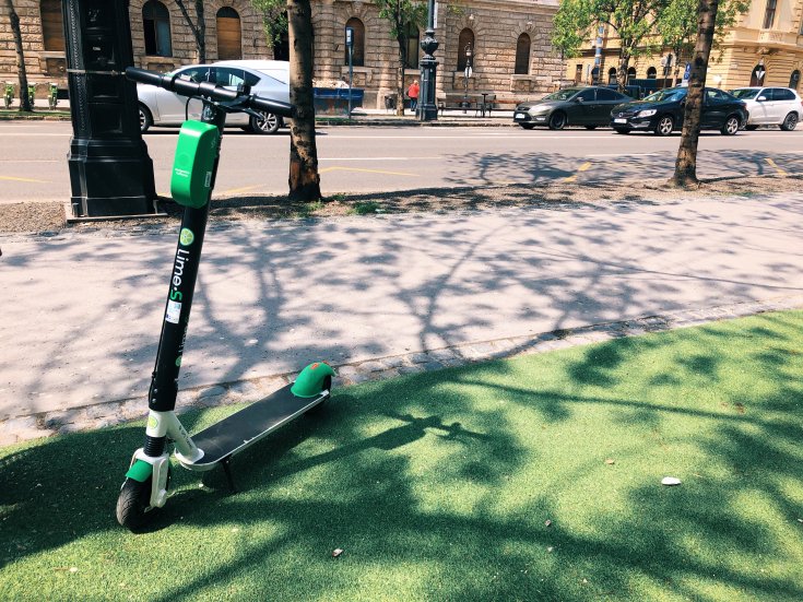 Lime roller Budapesten