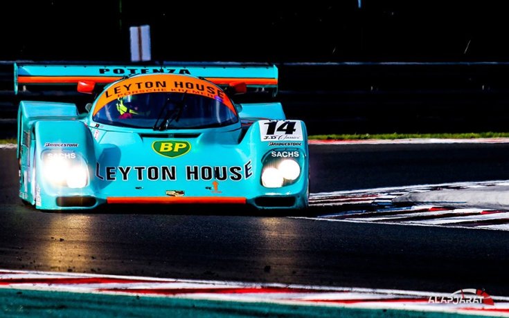 Group C-s Le Mans-i autó szemből