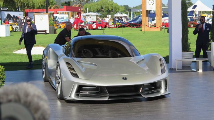 Lotus Evija elektromos szuperautó