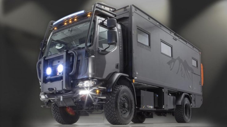 A Patagonia egy Kenworth K370 kamionra épített luxusotthon