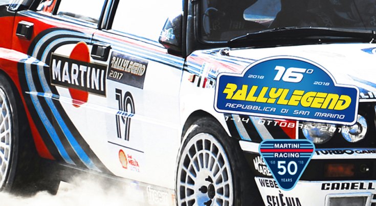 Rallylegend Lancia közelről fotózva