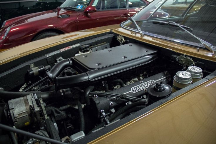 Maserati Ghibli AM115 SS változatának 4,9 literes motorja