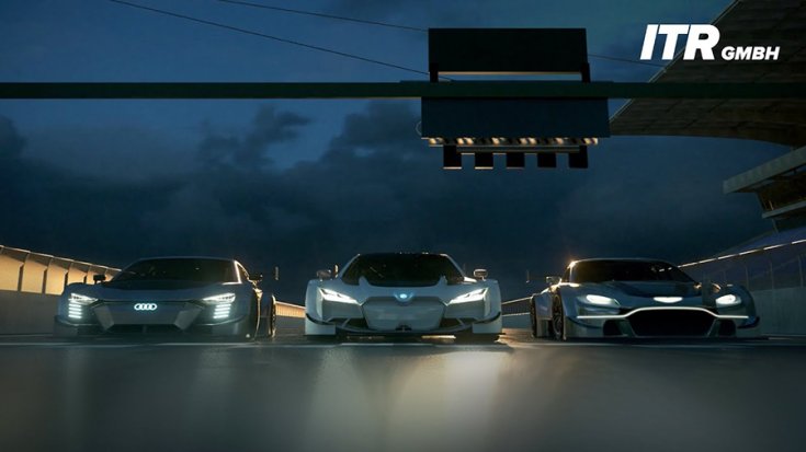 Egy elektromos BMW koncepció szemből