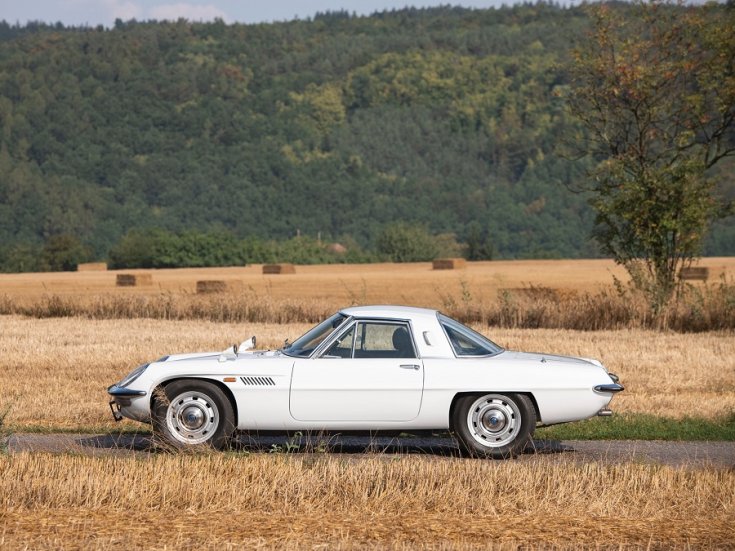 1971 Mazda Cosmo Sport Series II, fehér, oldalnézet, balról