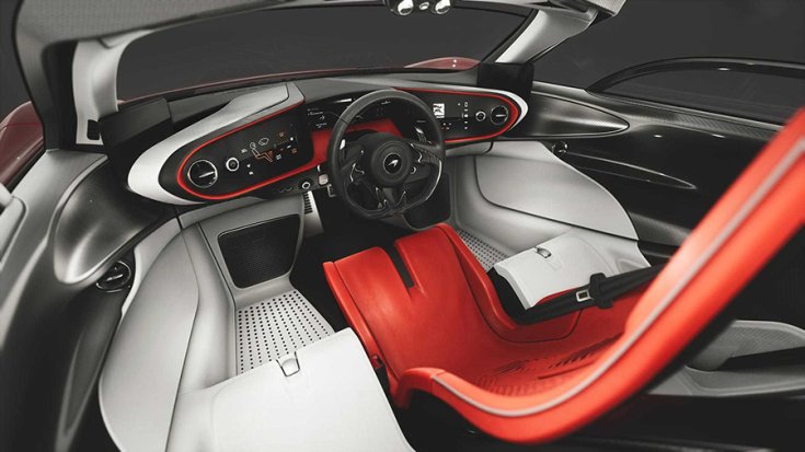 McLaren Speedtail Hyper GT Dynamic látványterv beltér