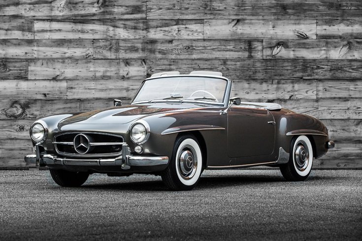 Mercedes 190 SL, a széria első igazi képviselője