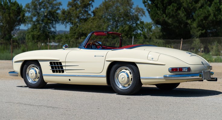 1961 Mercedes-Benz 300 SL Roadster hátulról