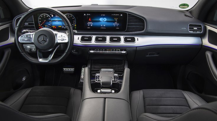 Mercedes-Benz GLE350de dízel- elektromos hibrid beltér