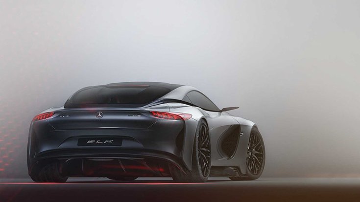 Mercedes-Benz SLR Vision Concept a Visie tervezőitől hátulról