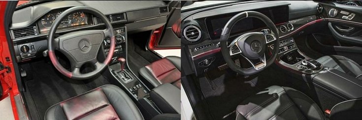 Mercedes-Benz E60 AMG vs Mercedes-AMG E63S beltér