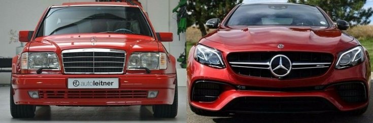 Mercedes-Benz E60 AMG vs Mercedes-AMG E63S elölről