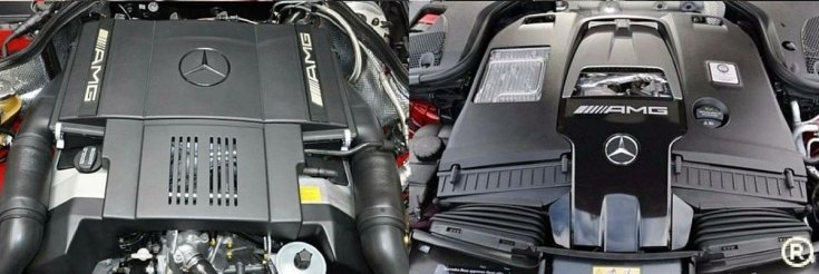Mercedes-Benz E60 AMG vs Mercedes-AMG E63S motorok