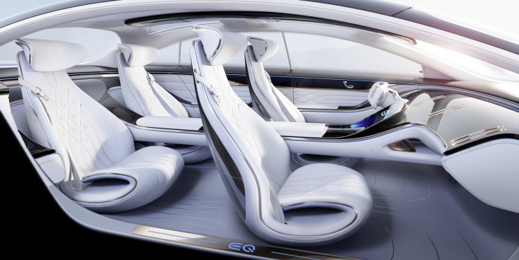 Mercedes-Benz EQS koncepció utastere