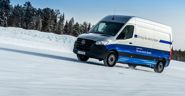 Mercedes-Benz eSprinter elektromos kisteherautó