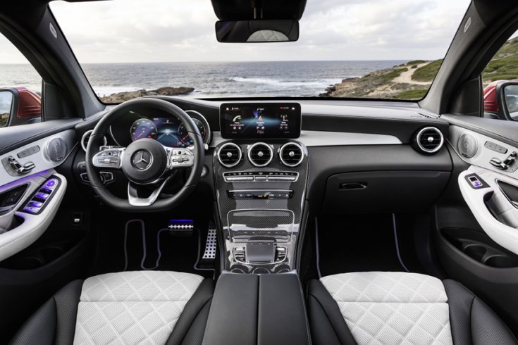 Mercedes GLC kupé belső tere