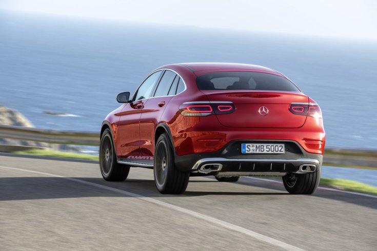 Mercedes GLC kupé hátulról