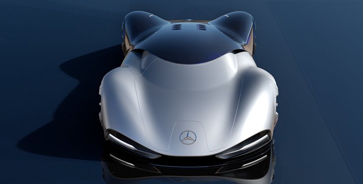 A Mercedes Vision Mantilla Concept orr része