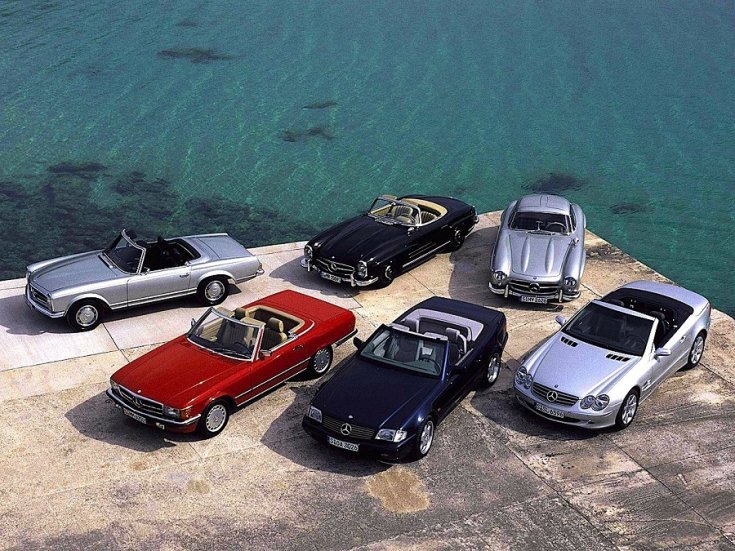 Mercedes SL modellek