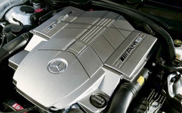 Mercedes SLK 55 AMG V8 motor