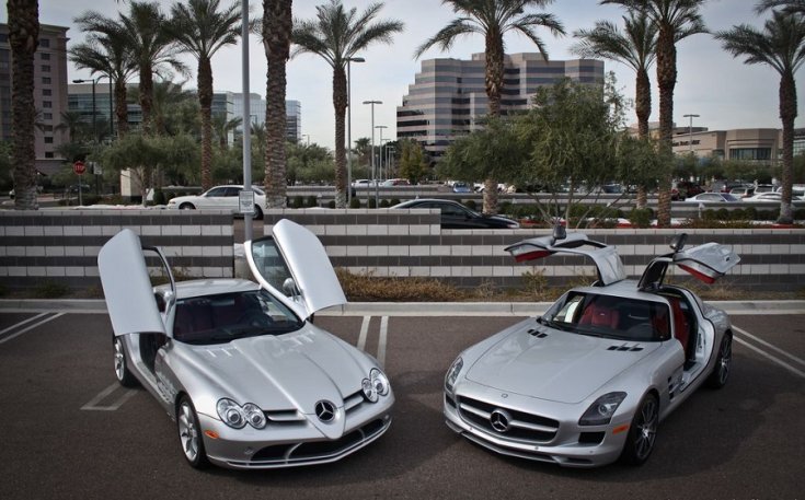 Mercedes SLR McLaren és SLS AMG