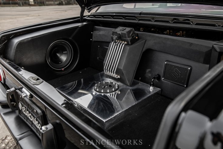 Mercedes W108 tuning csomagtere