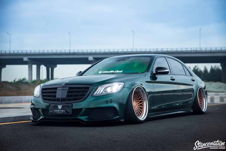 Mercedes W222 S-osztály tuning elölről