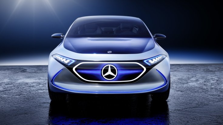 Mercedes EQ széria koncepció modell, elölről