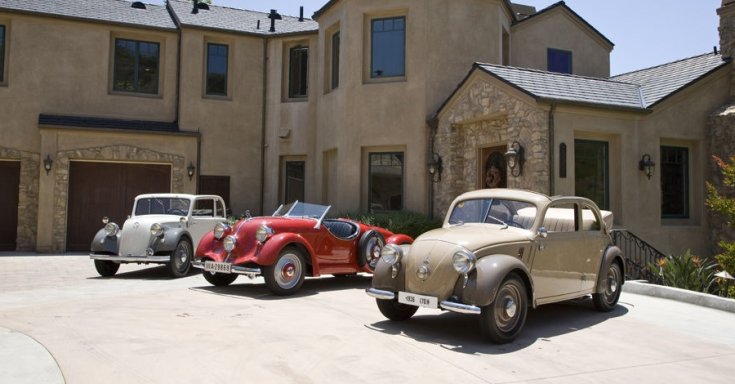 1934 Mercedes 130 H és 1936 Mercedes 170 H, elölnézet