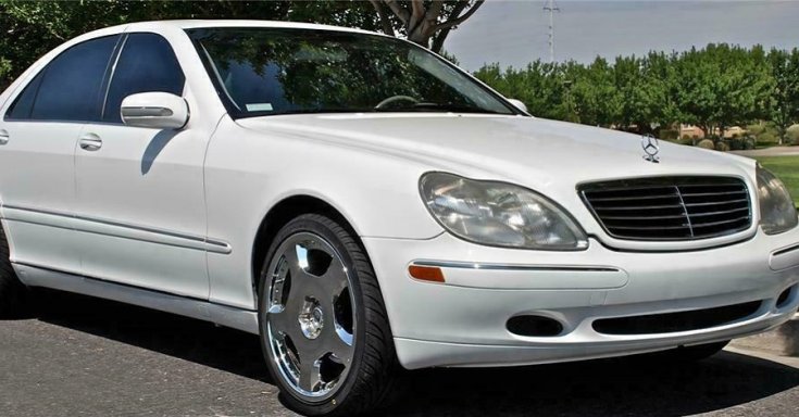 Mercedes S430 oldalról