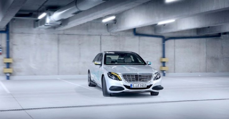 Mercedes-Benz S-osztály, tanulmányautó, 2019, ezüst, elölnézet