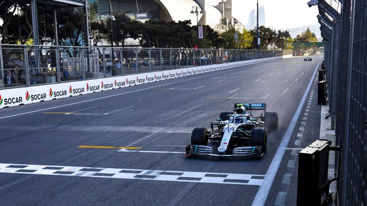 Bottas az Azeri páyán