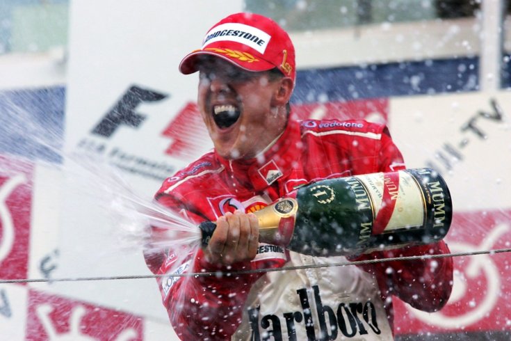 Michael Schumacher egyik győzelme még 2004-ben