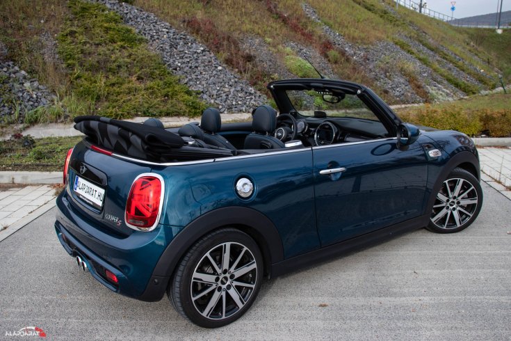 mini cooper s cabrio teszt alapjárat