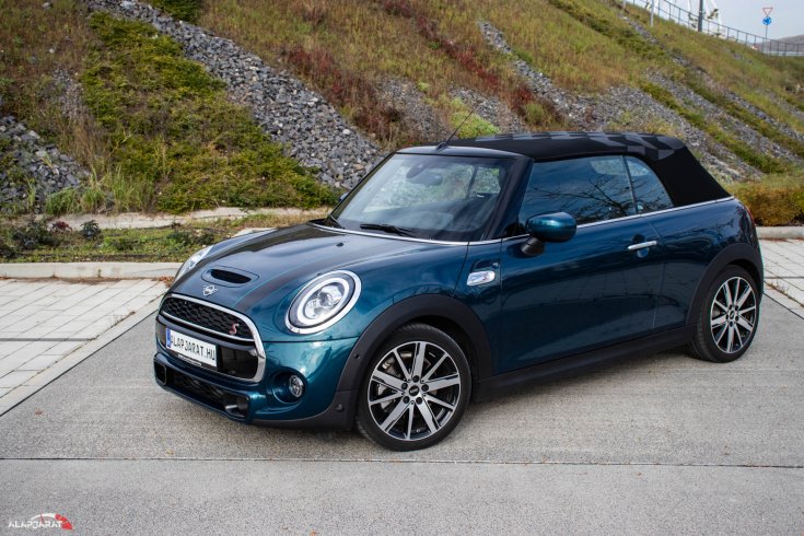 Mini Cooper S Cabrio Sidewalk teszt alapjárat