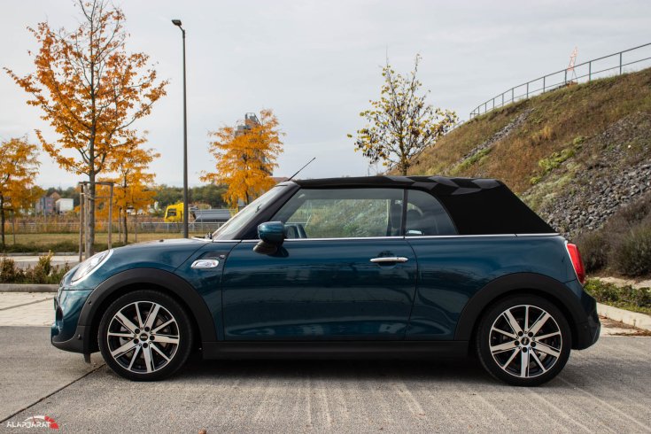 mini cooper s cabrio teszt alapjárat