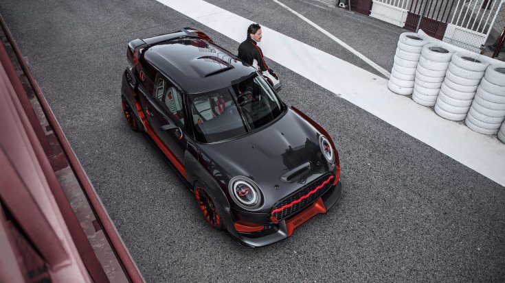 MINI JCW GP III felülnézetből