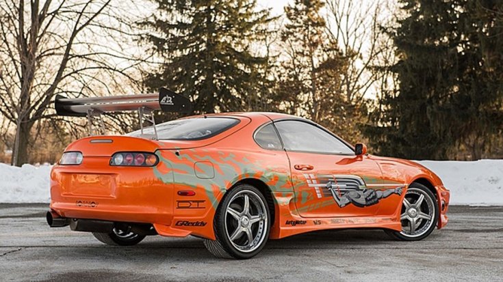 Halálos iramban Toyota Supra hátulja