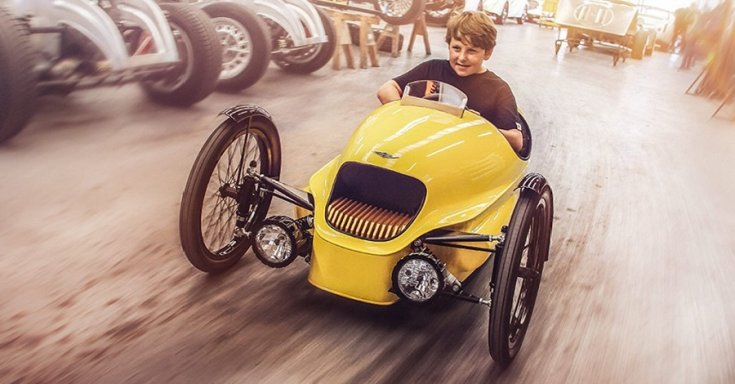 Morgan EV Junior, előlnézet