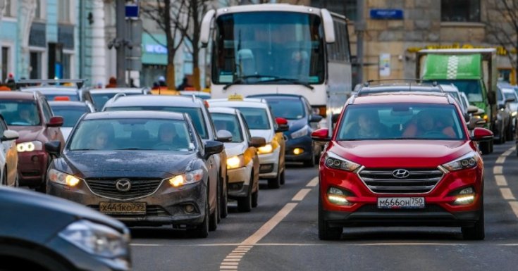 Moszkvai autóforgalom