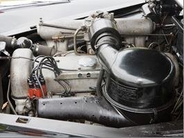 1958 Mercedes-Benz W189 Adenauer, motortér, oldalnézet, balról