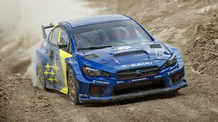 Subaru Impreza 2019 Nitro Rallycross WRC dizájn úton