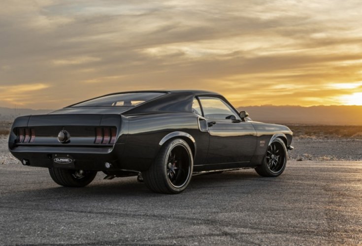 Mustang Boss 429 hátulról