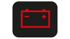 Akkumulátor töltési hibát jelző műszerfal ikon