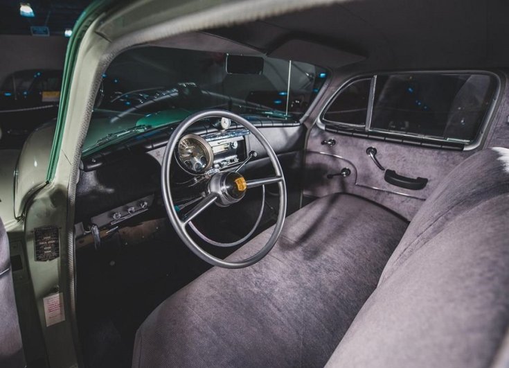 1949 1951 Nash Ambassador Airflyte fastback kupé, műszefal, Uniscope, elölnézet, oldalról, balról, retróvasak, alapjárat